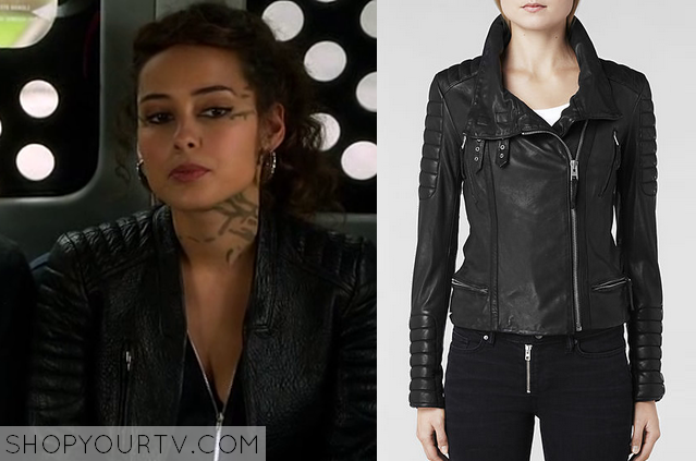 Star Crossed Season 1 Episode 5 Teri S Black Leather Jacket
