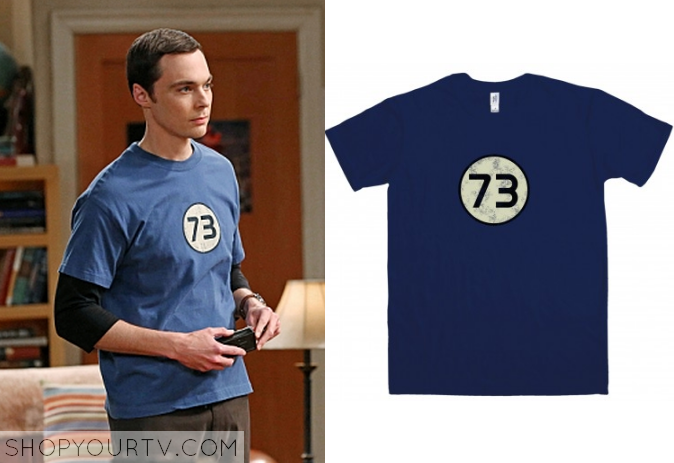 The Big Bang Theory: Season 7 Episode 21 Sheldon’s Blue 73 Tee – Shop ...