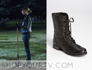 Revenge: Season 3 Episode 22 Emily's Black Combat Boots | Fashion ...