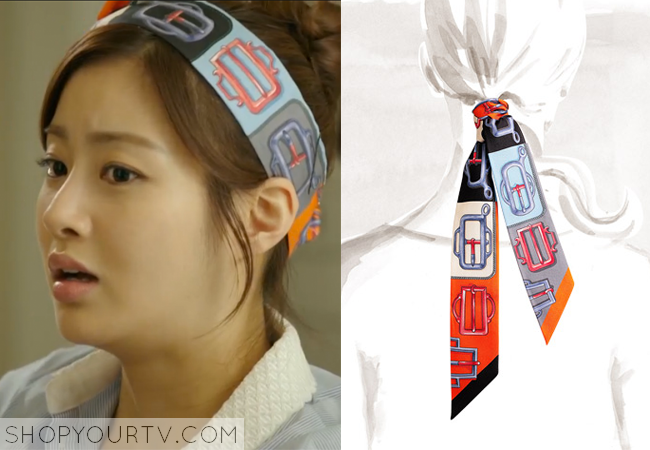Oh Soo Hyun's Colorful Silk Headband