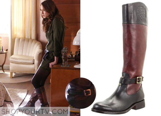 Pretty Little Liars: Season 5 Episode 2 Spencer’s Two-Tone Buckle Boots ...