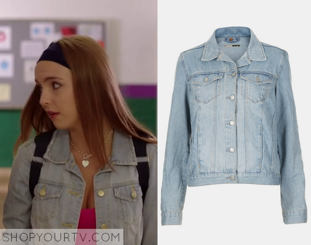 My Mad Fat Diary. chloe denim jacket. 