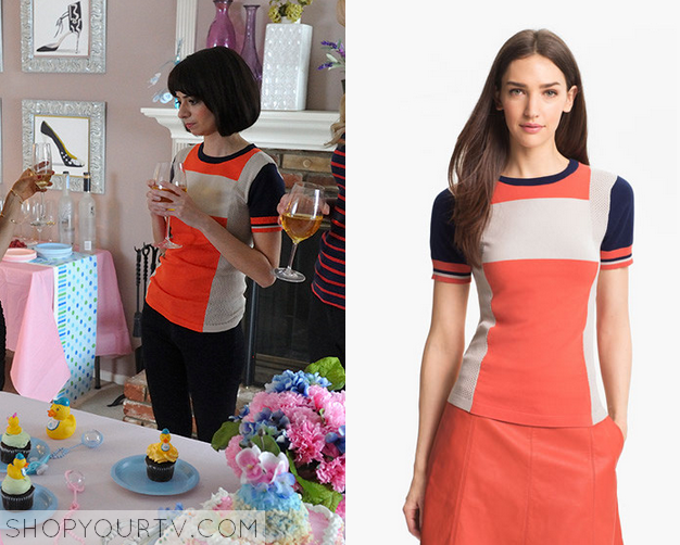 Mauve fryser realistisk Garfunkel & Oates: Season 1 Episode 7 Kate's Colorblock Top | Fashion,  Clothes, Outfits and Wardrobe on | Shop Your TV