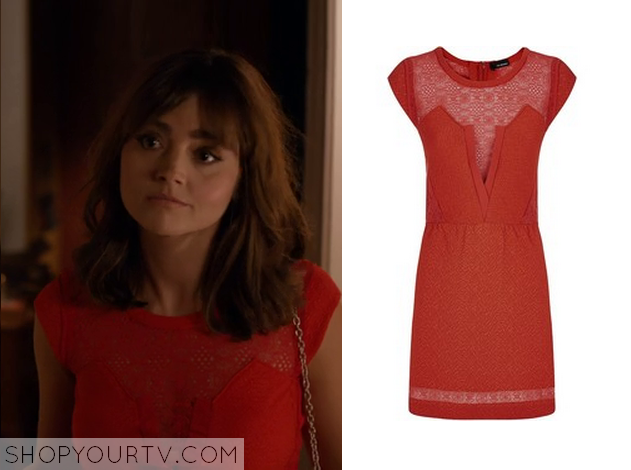 Doctor Who: Season 8 Episode 6 Clara's Red and Lace Dress | Fashion, Clothes,  Outfits and Wardrobe on | Shop Your TV