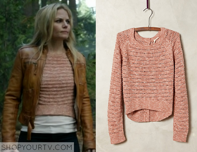 Once Upon a Time: Season 4 episode 6 Emma's Pink Pointelle Sweater