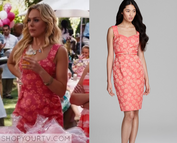 Hart of Dixie: Season 4 Episode 7 Shelby’s Pink Rose Bodycon Dress ...