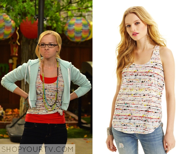 Liv & Maddie: Season 2 Episode 15 Maddie's Pink Embroidered Top