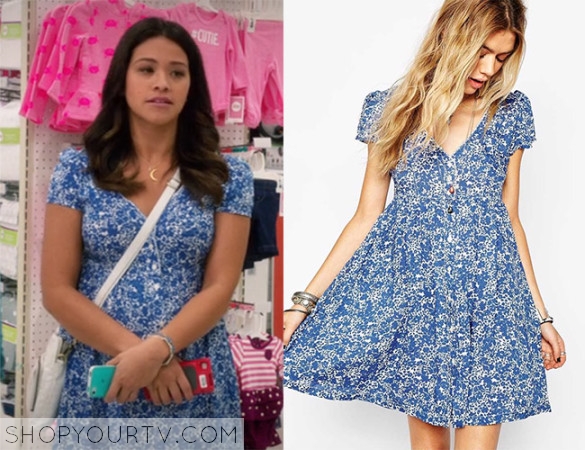 Jane the Virgin: Season 1 episode 17 Jane's blue floral dress | Fashion,  Clothes, Outfits and Wardrobe on | Shop Your TV