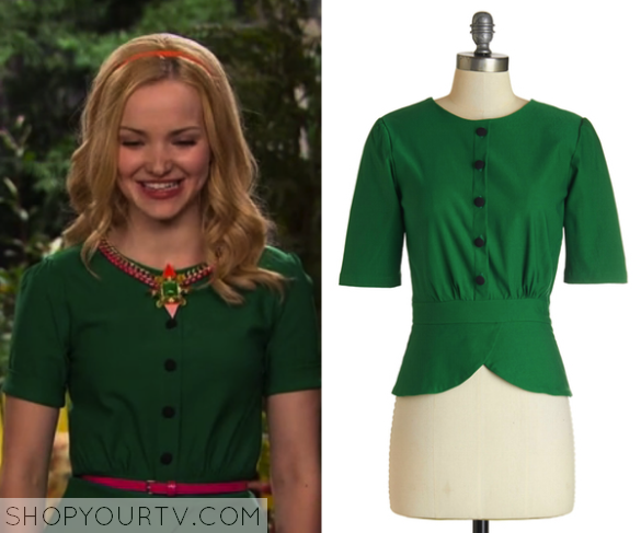 Liv & Maddie: Season 2 Episode 15 Maddie's Pink Embroidered Top