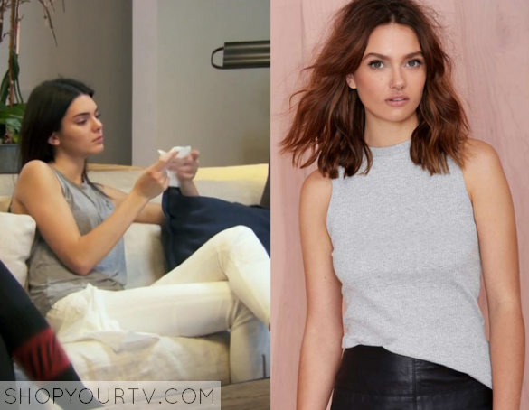 Kuwtk Season 10 Episode 10 Kendalls Grey Muscle Tee Shop