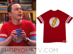 The Big Bang Theory: Season 8 Episode 23 Sheldon's Red The Flash T ...