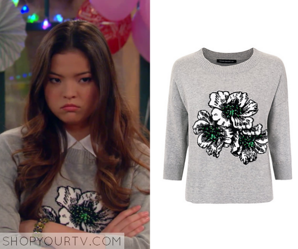 I Didn T Do It Season 2 Episode 10 Jasmine S Flower Print Sweater Shop Your Tv