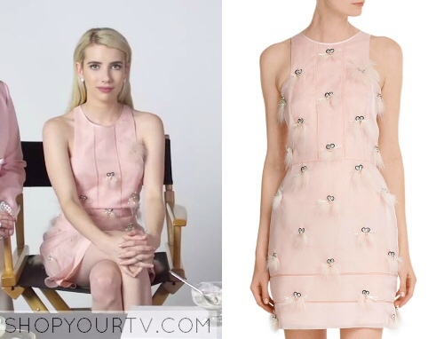 Scream Queens: Season 1 Chanel Oberlin's Embellished Silk Dress