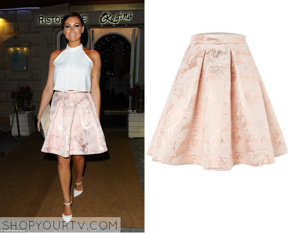 Episode 1 Jess' Pink Jacquard Skirt ...