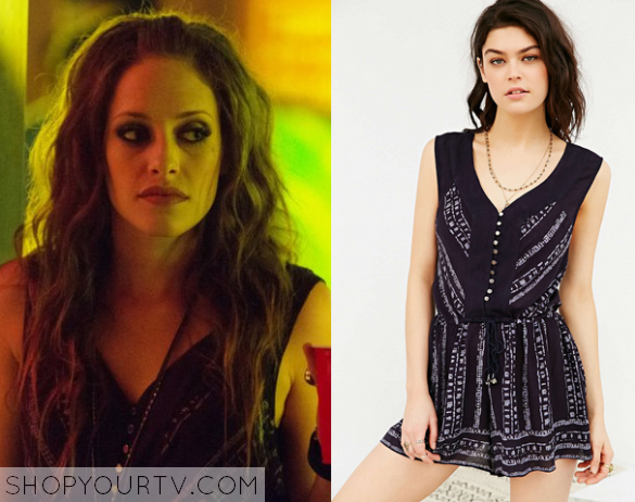 Mr Robot: Season 1 Episode 10 Darlene's Printed Playsuit