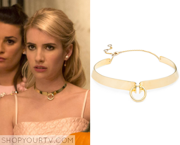 Scream Queens: Season 1 Episode 4 Chanel's Gold Choker Necklace