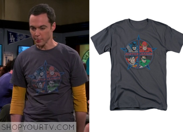 BIg Bang Theory: Season 9 Episode 4 Sheldon's Justic League Tee | Shop ...