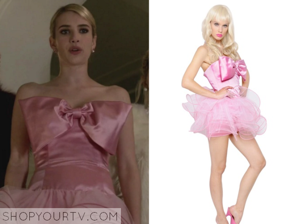 Scream Queens: Season 1 Episode 9 Chanel's Pink Strapless Bow