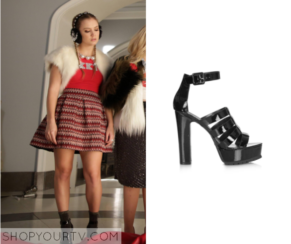 Scream Queens: Season 1 Episode 12 Chanel #3's Black Platform Sandals