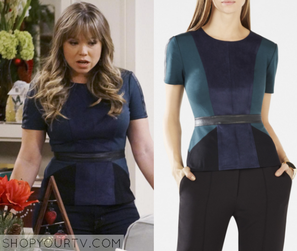 Last Man Standing: Season 5 Episode 11 Kristin’s Blue Peplum Top – Shop ...