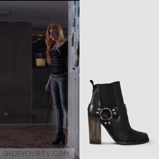 Shadowhunters: Season 1 Episode 1 Clary's Buckled Ankle Boots | Fashion,  Clothes, Outfits and Wardrobe on | Shop Your TV