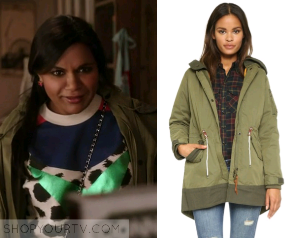 The Mindy Project: Season 4 Episode 16 Mindy's Green Coat | Shop Your TV