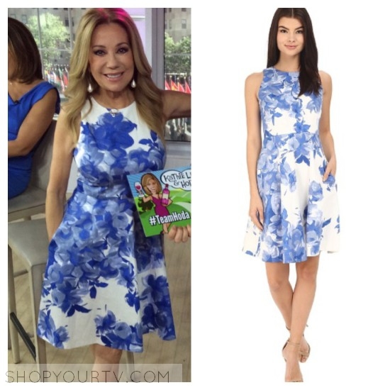 The Today Show: May 2016 Kathy Lee’s Blue and White Floral Dress – Shop ...