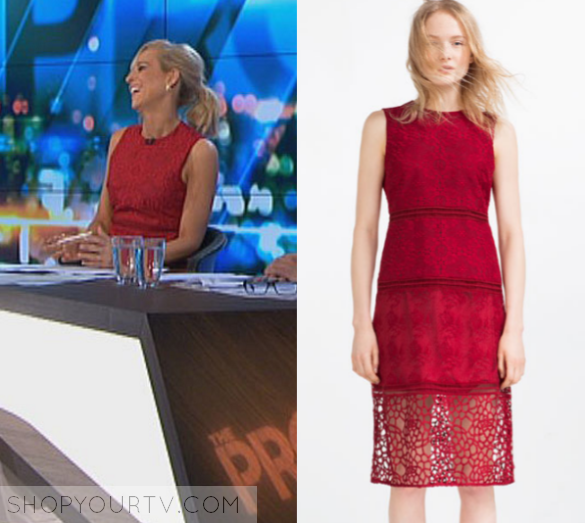 The Project: June 2016 Carrie's Red Lace Dress | Fashion, Clothes ...