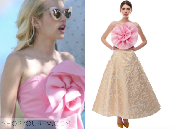 bambah PINK ORGANZA FLOWER TUBE