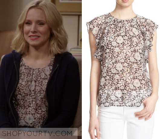 The Good Place: Season 1 Episode 8 Eleanor's Pink Floral Blouse | Shop ...