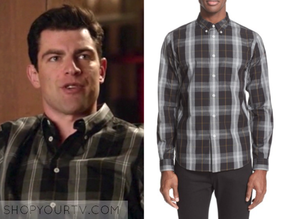 MEN'S PS PAUL SMITH EXTRA TRIM FIT PLAID SPORT SHIRT