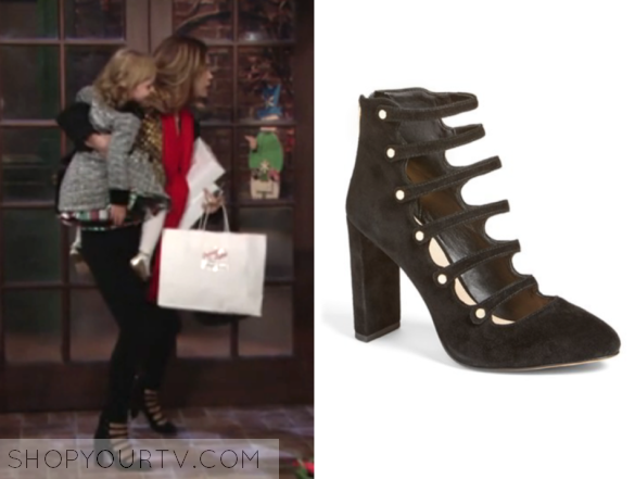 The Young and the Restless: December 2016 Victoria's Black Suede Multi ...