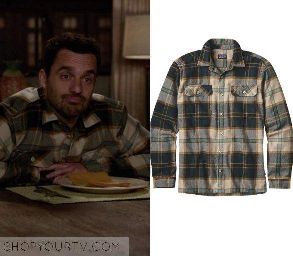 New Girl: Season 6 Episode 17 Nick's Brown Plaid Shirt | Shop Your TV