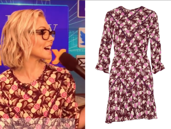 Live with Kelly: February 2017 Kelly Ripa's Floral Printed Dress | Shop ...