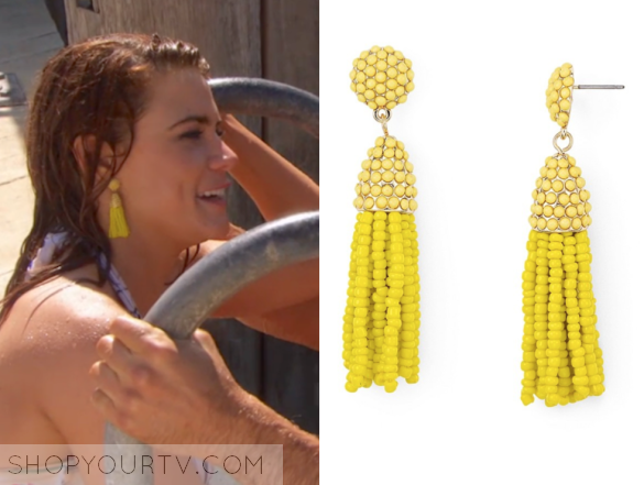 Mini granita deals tassel earrings