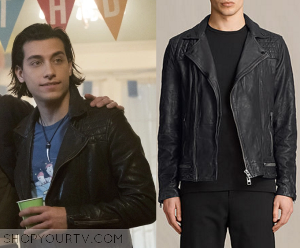 Riverdale: Season 1 Episode 10 Joaquin's Quilted Leather Jacket | Shop ...