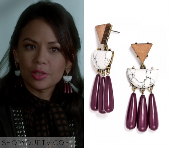 Pretty Little Liars: Season 7 Episode 17 Mona's Dangle Earrings | Shop ...