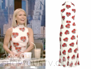 alexander mcqueen red dress kelly ripa