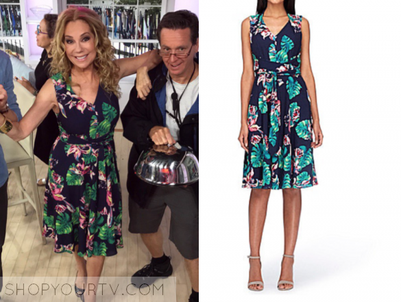 The Today Show: July 2017 Kathie Lee Gifford's Navy Blue Palm Print ...