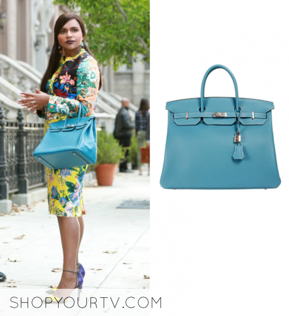 The Mindy Project: Season 6 Episode 1 Mindy's Blue Tote | Shop Your TV