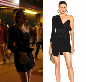 Dynasty: Season 1 Episode 4 Fallon's One Shoulder Dress | Shop Your TV