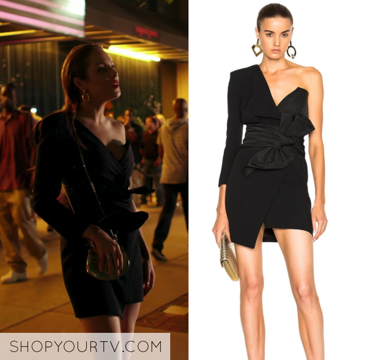 Dynasty: Season 1 Episode 4 Fallon's One Shoulder Dress | Shop Your TV