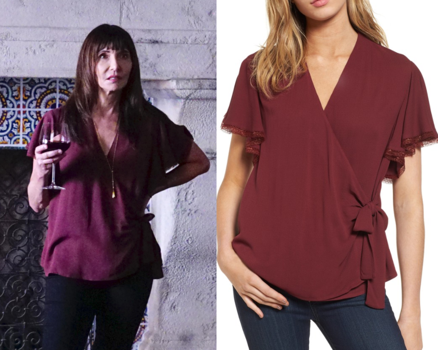 The Last Man On Earth: Season 4 Episode 8 Gail's Wrap Maroon Shirt ...