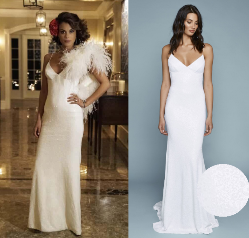 Dynasty: Season 1 Episode 12 Cristal's Sequin Maxi Dress | Shop Your TV