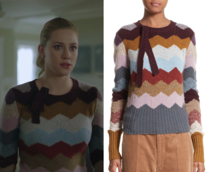 Riverdale: Season 2 Episode 13 Betty's Multi Striped Sweater | Shop Your TV