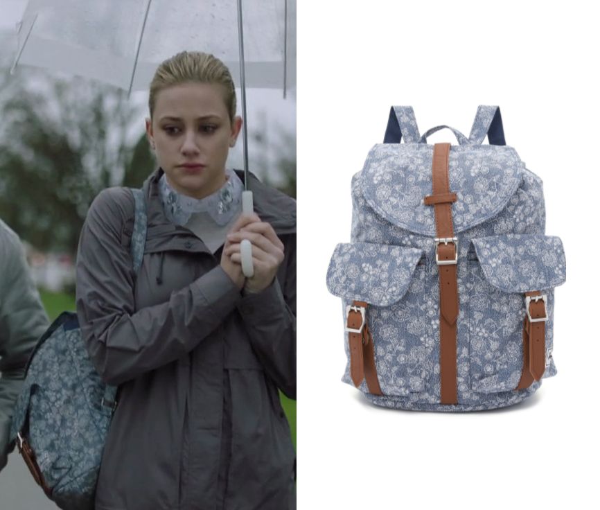 Riverdale: Season 2 Episode 13 Betty's Blue Floral Backpack | Shop Your TV