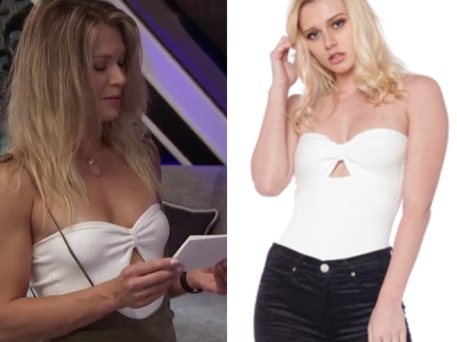 honey punch strapless bodysuit