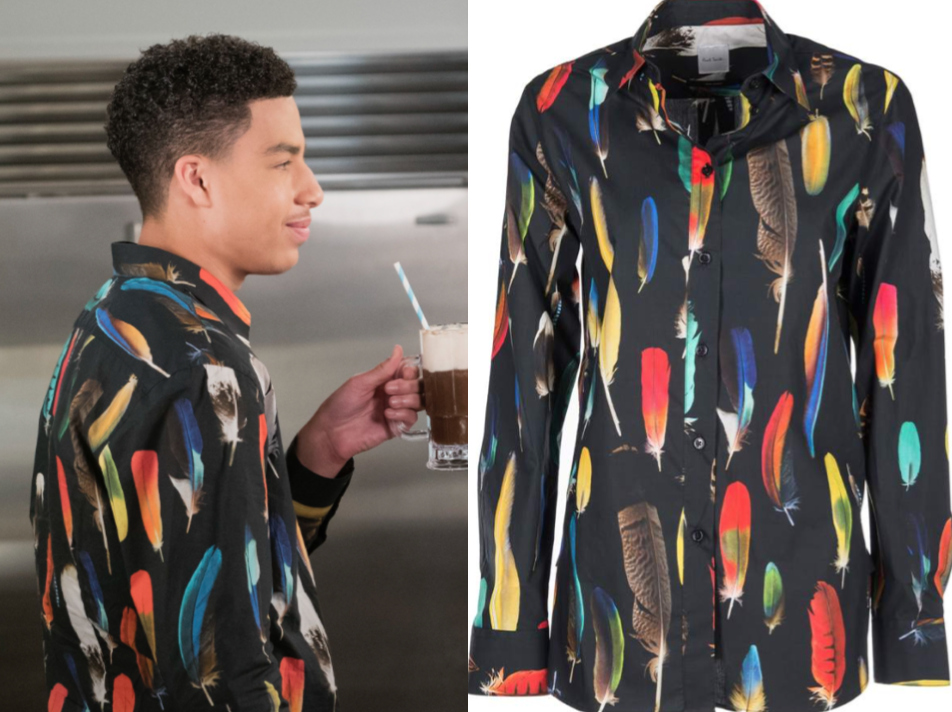 Paul Smith Feather Print Shirt