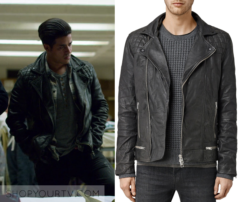 13 Reasons Why: Season 2 Episode 3 Tony's Quilted Shoulder Jacket ...