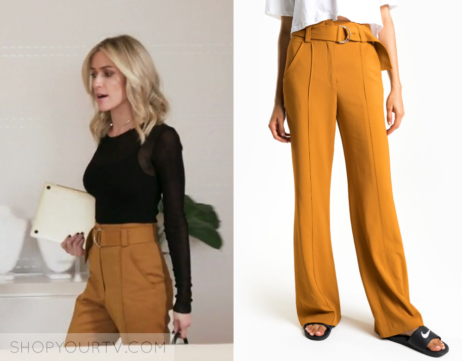 Very Cavallari: Season 1 Episode 1 Kristin's Yellow Belted Pants | Shop ...